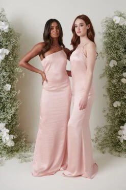 Amelia Maxi Bridesmaid Dress - Matte True Blush