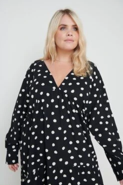 Dotty Day Dress - Black Polka Dot 17 Dotty Day Dress - Black Polka Dot -By Knitwear Shop Dotty Day Dress Black 4148