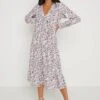 Dotty Day Dress - Pink Leopard -By Knitwear Shop Dotty Day Dress Pink Leopard 3897