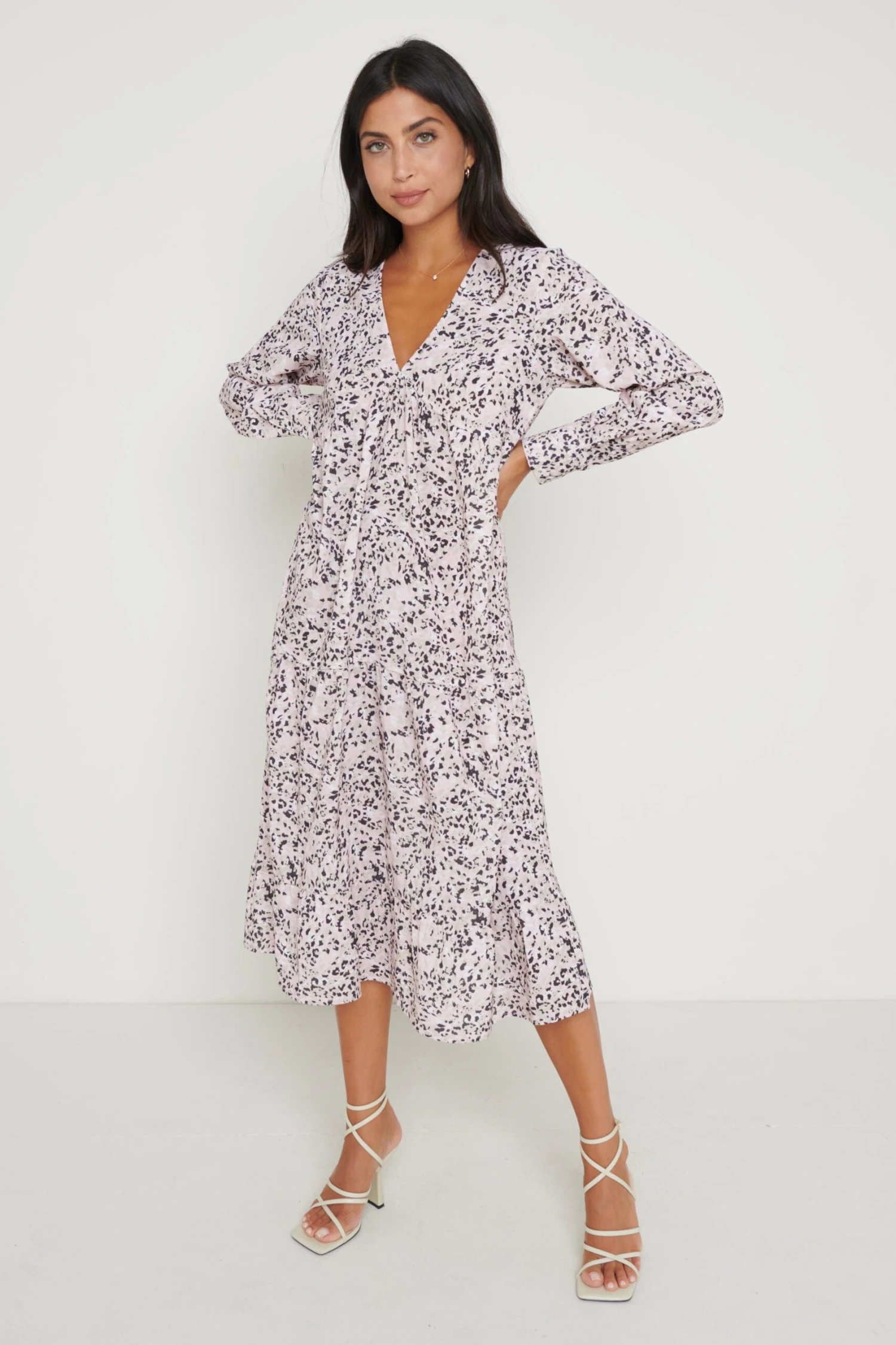 Dotty Day Dress - Pink Leopard 3 Dotty Day Dress - Pink Leopard