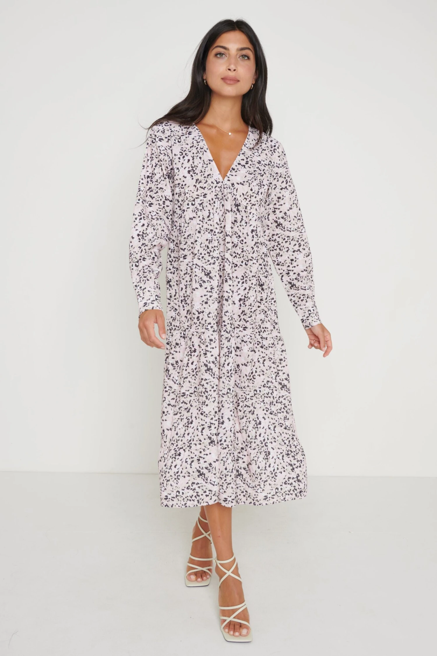 Dotty Day Dress - Pink Leopard 7 Dotty Day Dress - Pink Leopard - Image 5