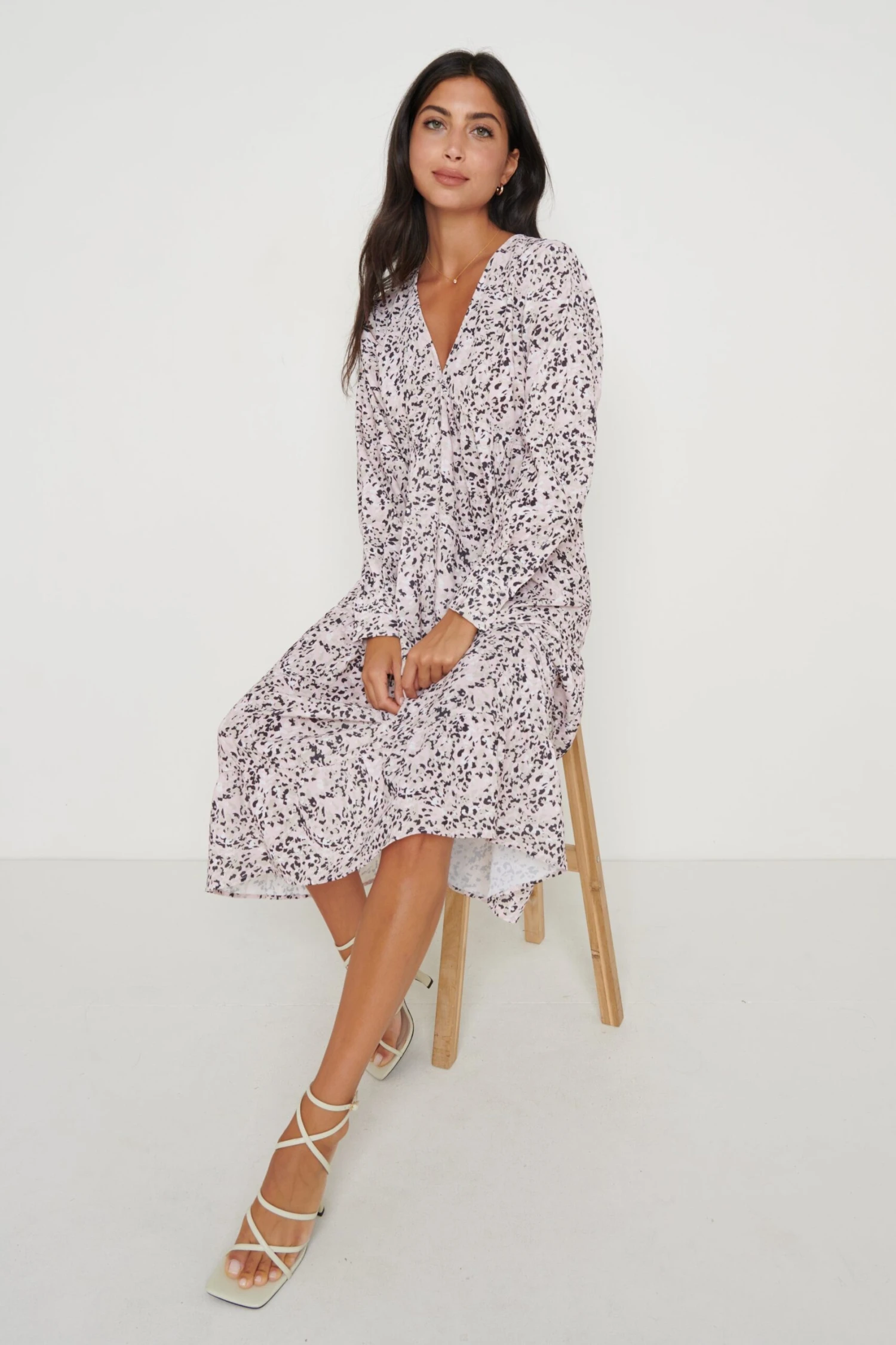 Dotty Day Dress - Pink Leopard 6 Dotty Day Dress - Pink Leopard - Image 4