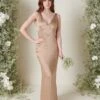 Esmee Maxi Bridesmaid Dress - Matte Mocha