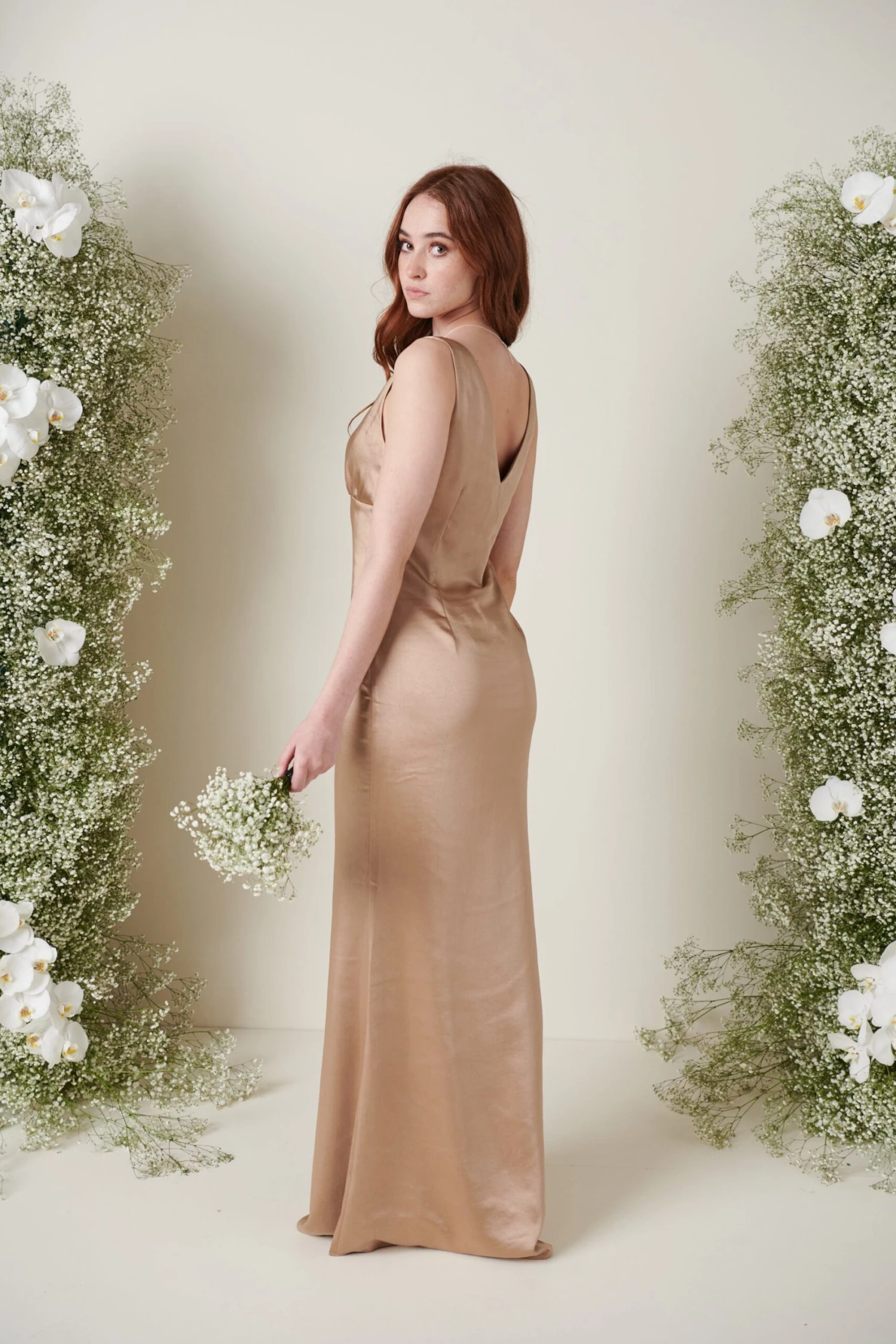 Esmee Maxi Bridesmaid Dress - Matte Mocha 6 Esmee Maxi Bridesmaid Dress - Matte Mocha - Image 4