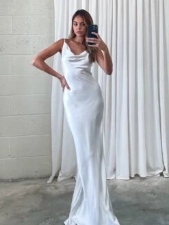 Keisha Maxi Dress - Matte Ivory -By Knitwear Shop Facetune 12 05 2021 19 26 53