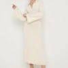 Hayden Knit Midaxi Dress - Ecru -By Knitwear Shop Hayden Knit Midaxi Ecru 3197