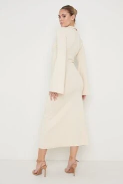 Hayden Knit Midaxi Dress - Ecru -By Knitwear Shop Hayden Knit Midaxi Ecru 3215