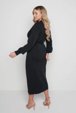 Hayden Knit Dress - Black -By Knitwear Shop Hayden dress black 1528 e112da99 96c7 4fa3 b114 7d72e0ecb023