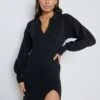 Hayden Knit Dress - Black -By Knitwear Shop Hayden dress black 4935