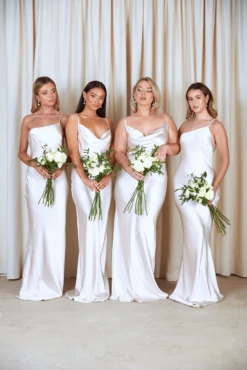 Amelia Maxi Dress - Matte Oyster -By Knitwear Shop IMG 7008