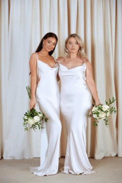 Keisha Maxi Dress - Matte Oyster