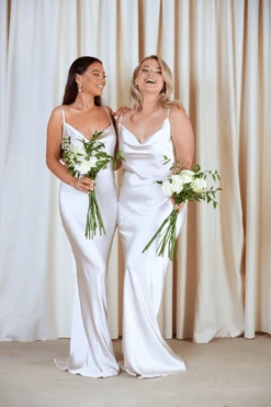 Keisha Maxi Dress - Matte Oyster -By Knitwear Shop IMG 7034