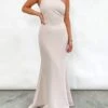 Amelia Maxi Dress - Crepe Nude -By Knitwear Shop IMG 9860 69d2e92a 46c1 4026 ba27 d77b7403f747