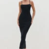 Kaya Knit Midaxi Dress - Black -By Knitwear Shop Kaya Knit Midaxi Dress Black 2737