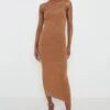 Kendyll Halter Tie Knit Dress - Brown 2 Kendyll Halter Tie Knit Dress - Brown -By Knitwear Shop Kendyll dress brown 4270