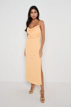 Keisha Midaxi Dress - Orange