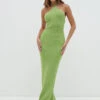 Khloe Knit Maxi Dress - Lime -By Knitwear Shop Khloe Knit Maxi Lime 2165