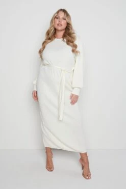 Mae Crew Neck Knit Dress - Cream 17 Mae Crew Neck Knit Dress - Cream -By Knitwear Shop Mae dress cream 3642 d4b231bb 5377 4488 8dac 9d804a4d9664