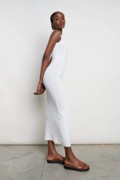 Nova Knitted Dress - White -By Knitwear Shop Nova White 2098