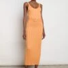 Oli Belted Knit Dress - Orange 2 Oli Belted Knit Dress - Orange -By Knitwear Shop Oli Orange 2281