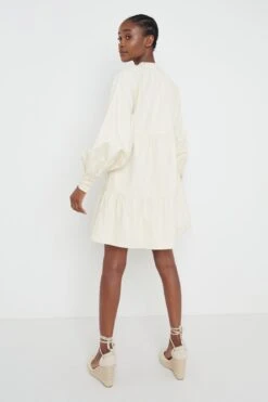 Petunia Mini Dress - Sand -By Knitwear Shop Petunia dress sand 3254