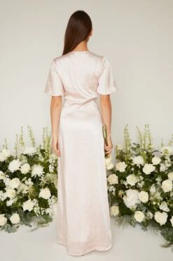 Naya Maxi Bridesmaid Dress - Matte Blush -By Knitwear Shop custom resized 170e0657 3a9e 4a9e 98c9 2de581a20deb