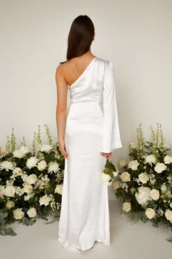 Rosie Maxi Bridesmaid Dress - Matte Ivory -By Knitwear Shop custom resized 321b2981 6ae6 4bc4 9a32 969ba4199bd3