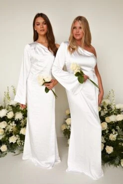 Rosie Maxi Bridesmaid Dress - Matte Ivory -By Knitwear Shop custom resized 8c058c44 fd9a 42b5 98f9 a65496b56261